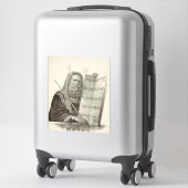 Profeet Mozes met de tabletten van de wet Sticker (Koffer)