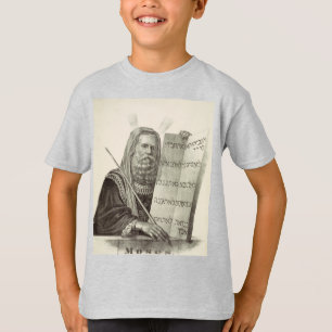 Profeet Mozes met de tabletten van de wet T-shirt