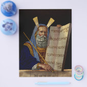 Profeet Mozes met de Tafelen der Wet Flyer (Enkel)
