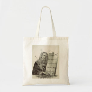 Profeet Mozes met de tafelen der Wet Tote Bag