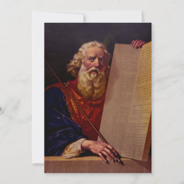 Profeet Mozes op de berg Sinaï – Episch hoogwaardi Kaart