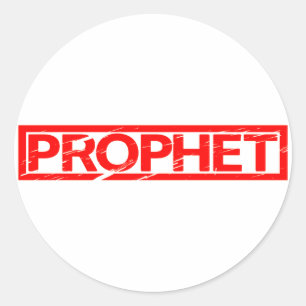 Profeet Stempel Ronde Sticker