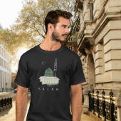 Profeet's Moskee T-Shirt: Elegante Salam en Masjid T-shirt