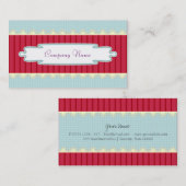 Profesional clásico, elegante, dulce, artesano visitekaartje (Voorkant / Achterkant)