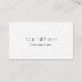 PROFESIONAL ELEGANTE CLASICO BLANCO SIMPLE LINO VISITEKAARTJE