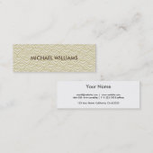 Profesional elegante estilo japonés papel mini visitekaartje (Voorkant / Achterkant)