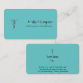 profesional, limpio, serio, elegante, minimalista visitekaartje (Voorkant / Achterkant)