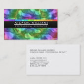 PROFESIONAL METAL LIQUIDO COLORES HOLOGRAMA VISITEKAARTJE (Voorkant / Achterkant)