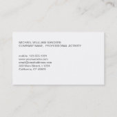 PROFESIONAL METAL LIQUIDO COLORES HOLOGRAMA VISITEKAARTJE (Achterkant)