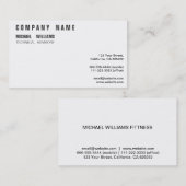 PROFESIONAL MODERNO ELEGANTE MINIMALISTA ROJO VISITEKAARTJE (Voorkant / Achterkant)