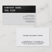 PROFESIONAL MODERNO ELEGANTE MINIMALISTA VISITEKAARTJE (Voorkant / Achterkant)