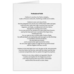 Professie van het geloof
