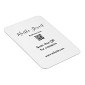 Profession add QR code details website company bus Magneet (Rechterzijde)