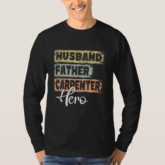 Profession dad hero father Carpenter  1 T-shirt (Voorkant)