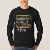 Profession dad hero father Firefighter T-shirt (Voorkant)