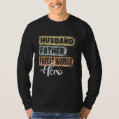 Profession dad hero father Forest Worker  1 T-shirt (Voorkant)