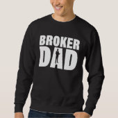 Profession Job For Men Broker Dad Trui (Voorkant)