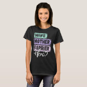 Profession mom hero mother Farrier T-shirt (Voorkant volledig)