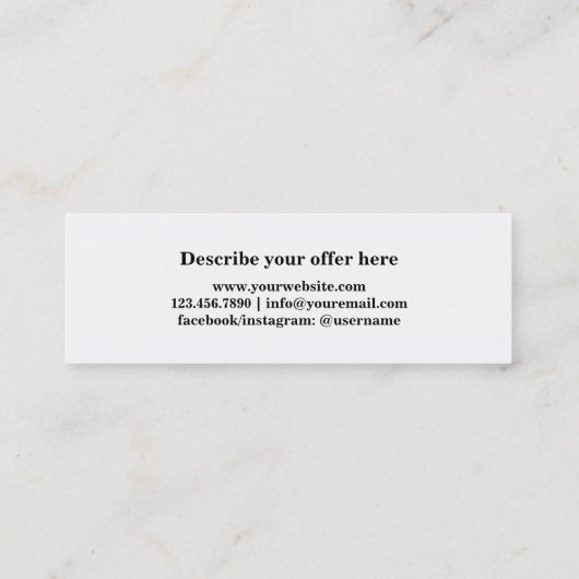 Professional 10 Punch Customer Loyalty (Achterkant)