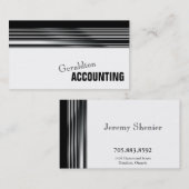 Professional Accountant Simple Metal Visitekaartje (Voorkant / Achterkant)