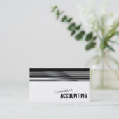 Professional Accountant Simple Metal Visitekaartje (Staand voorkant)