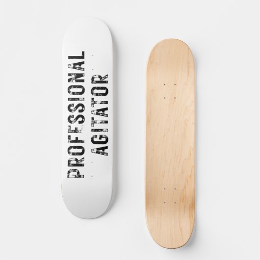 PROFESSIONAL AGITATOR  PERSOONLIJK SKATEBOARD (Voorkant)