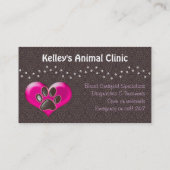 Professional Animal Services Doctor U kiest kleur Visitekaartje (Achterkant)