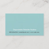 Professional Art Deco Geometric Lace Patroon Visitekaartje (Achterkant)