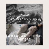 Professional Artistan Visitekaartje (Buitenkant ongevouwen)