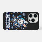 Professional Asteroid Dodger Bunny iPhone Hoesje (Achterkant horizontaal)