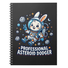 Professional Asteroid Dodger Bunny Notitieboek