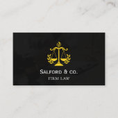 Professional Attorney Business Card | Lawyer  Visitekaartje (Voorkant)