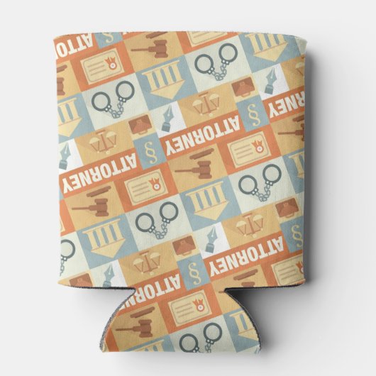 Professional Attorney Iconic Ontworpen Blikjeskoeler (Achterkant)