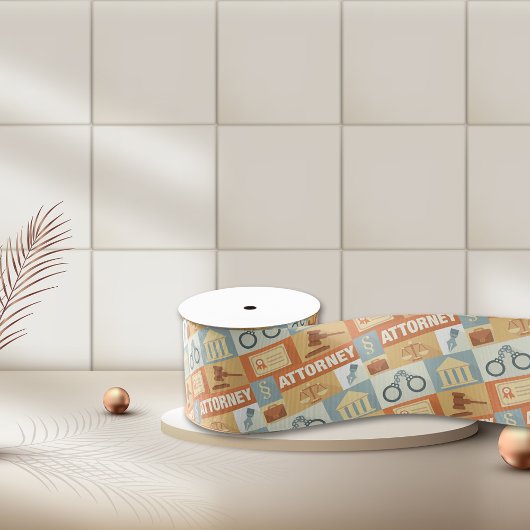 Professional Attorney Iconic Ontworpen Grosgrain Lint