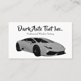 Professional Auto Window Tint Service Visitekaartje