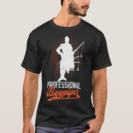 Professional Bagpiper T-shirt (Voorkant)