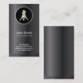 Professional Ballroom Dance instructeur Metallic Visitekaartje (Voorkant / Achterkant)