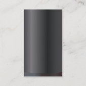 Professional Ballroom Dance instructeur Metallic Visitekaartje (Achterkant)