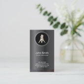 Professional Ballroom Dance instructeur Metallic Visitekaartje (Staand voorkant)