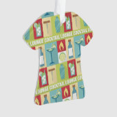 Professional-Bartender Iconic ontworpen Ornament (voorkant)