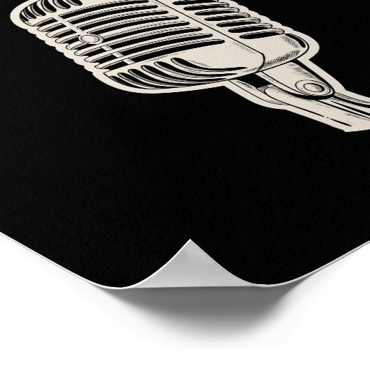 Professional Bathroom Singer Poster (Hoek)