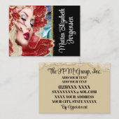 Professional Beauty Salon Nail Art Visitekaartje (Voorkant / Achterkant)