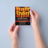 Professional Beauty Salon Spa Haarstylist Flyer (Hand)