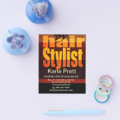 Professional Beauty Salon Spa Haarstylist Flyer (Enkel)