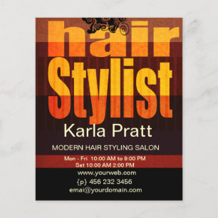 Professional Beauty Salon Spa Haarstylist Flyer