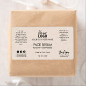 Professional Beige Face Hair Oil Serum Etiket (Insitu)