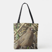 Professional Birder Brown Towee Bird Foto Natuur Tote Bag (Achterkant)