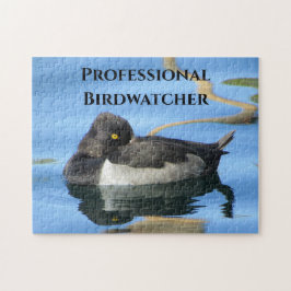 Professional Birdwatcher Duck Blue Water Wild Bird Legpuzzel