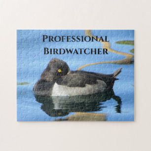 Professional Birdwatcher Duck Blue Water Wild Bird Legpuzzel