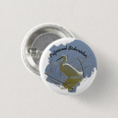 Professional Birdwatcher White Egret Photo Birder Ronde Button 3,2 Cm (Voorkant /achterkant)